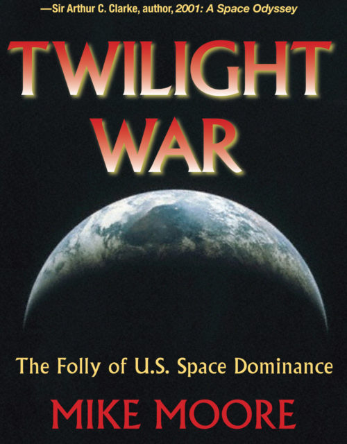 Twilight War Book Cover with part of planet Earth shaded