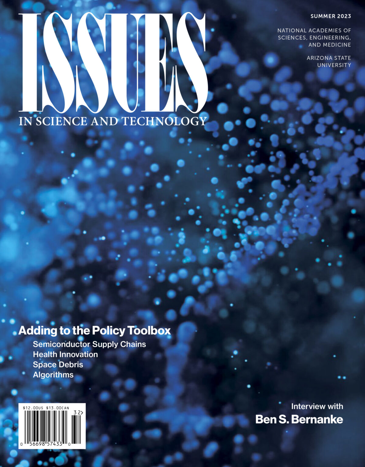 Cover of the Summer 2023 ISSUES IN SCIENCE AND TECHNOLOGY