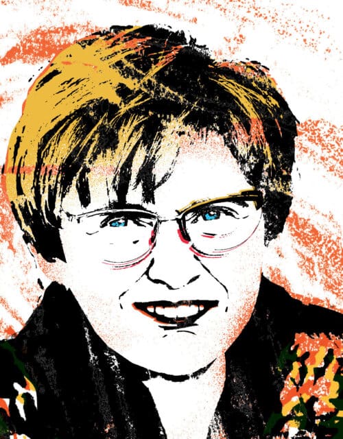 Katalin Karikó portrait by Shonagh Rae