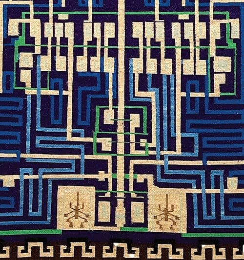 Navajo weaving by Marilou Schultz