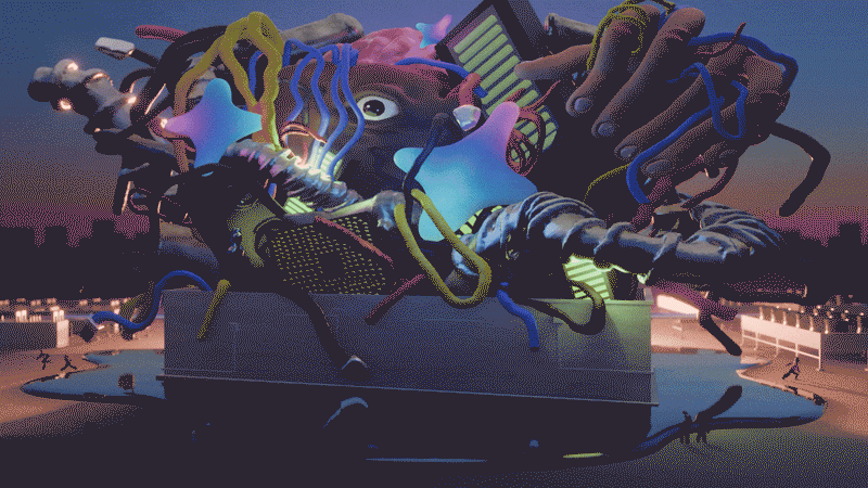 Rey Velasquez Sagcal's illustration for "Subsidence" by E. G. Condé