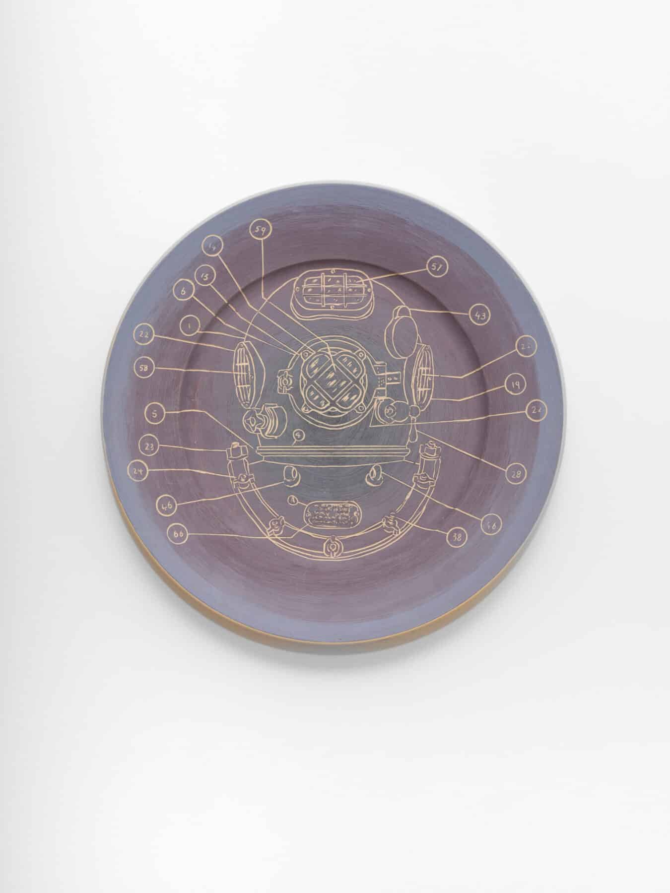 Tavares Strachan, Head Protection (Diver), 2025, © Tavares Strachan, courtesy of the artist, photo by Jonty Wilde.