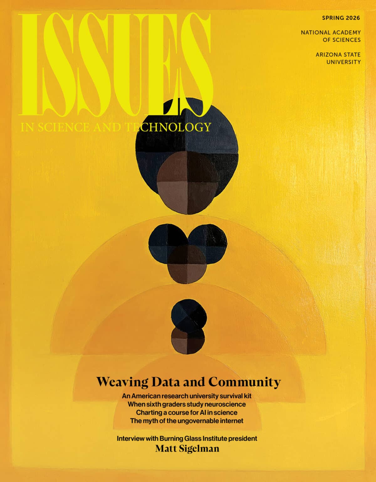 Cover of the Spring 2026 Issues in Science and Technology