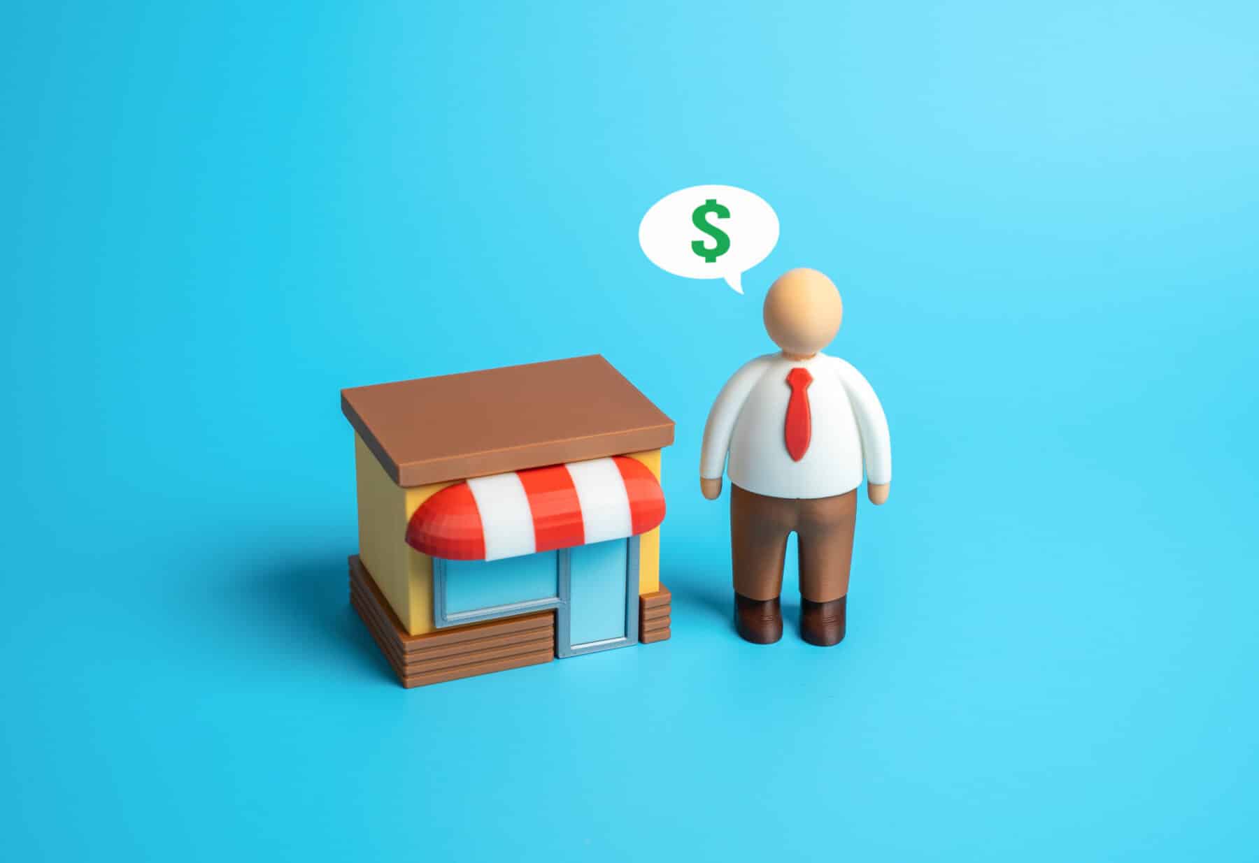 A businessman and his small business. Seeking investment for development and advertising. Grants and government programs. Entrepreneurship, funding growth, and startup strategy.