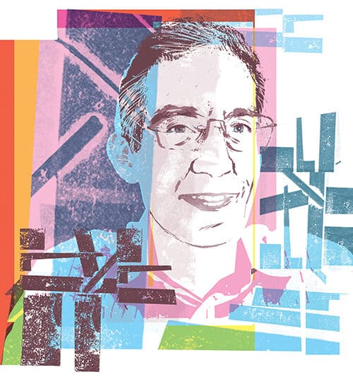 Shonagh Rae's illustration for the interview with Matt Sigelman