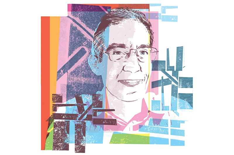 Shonagh Rae's illustration for the interview with Matt Sigelman