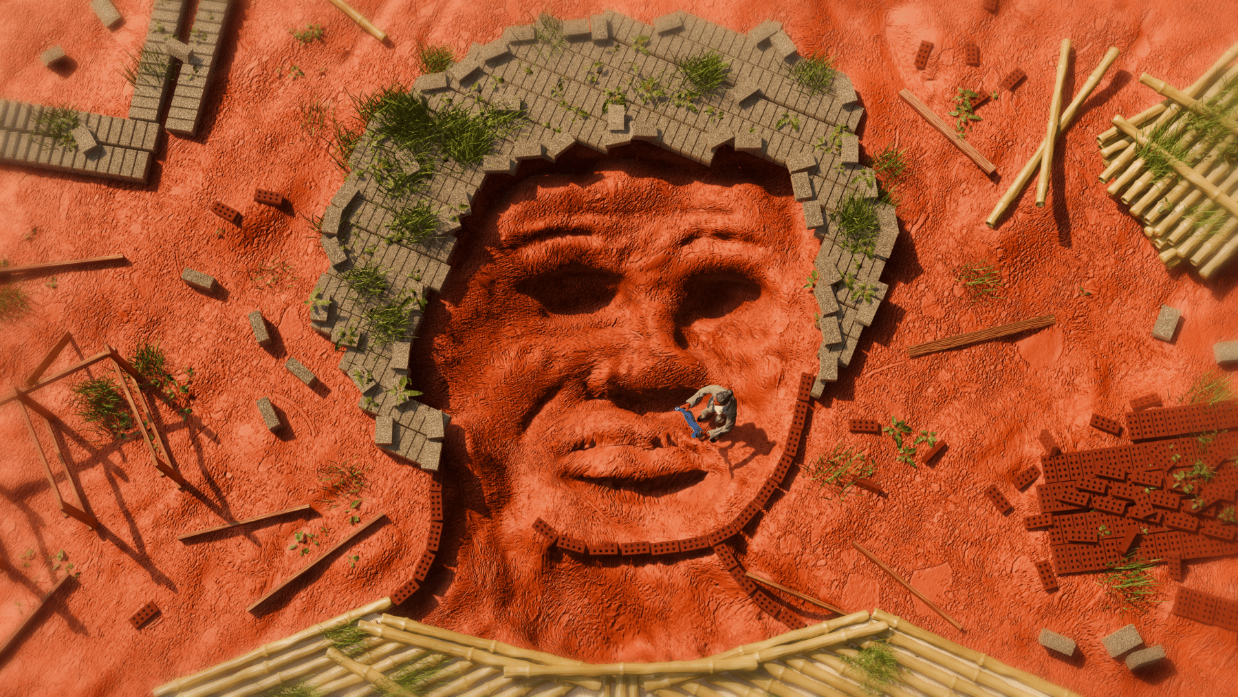 Rey Velasquez Sagcal's illustration for "Where the Wild Things Grow" by Osahon Ize-Iyamu